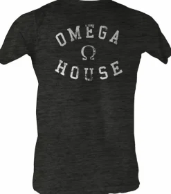 Animal House - Omega House Charcoal Male T-Shirt