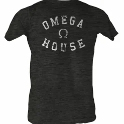 Animal House - Omega House Charcoal Male T-Shirt
