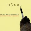 Animals with Sharpies by Michael Dumontier Hardcover Book