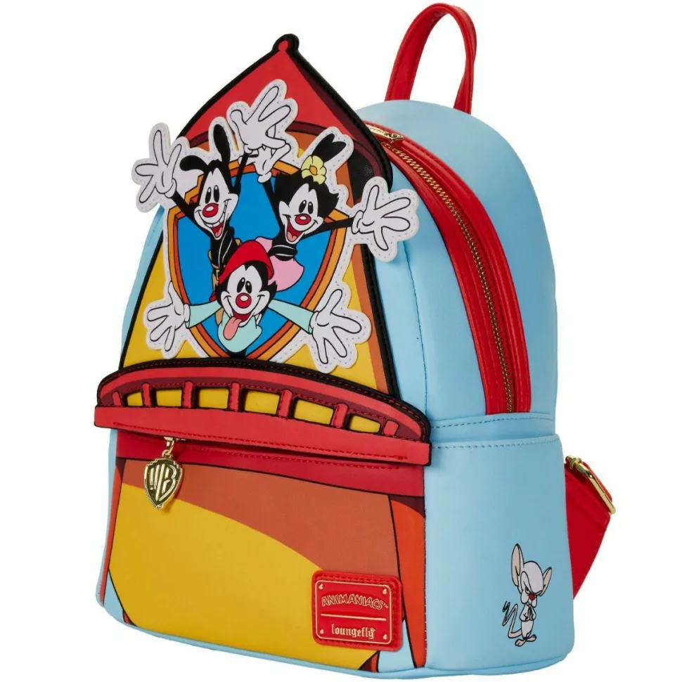 Animaniacs - WB Tower 10” Faux Leather Mini Backpack