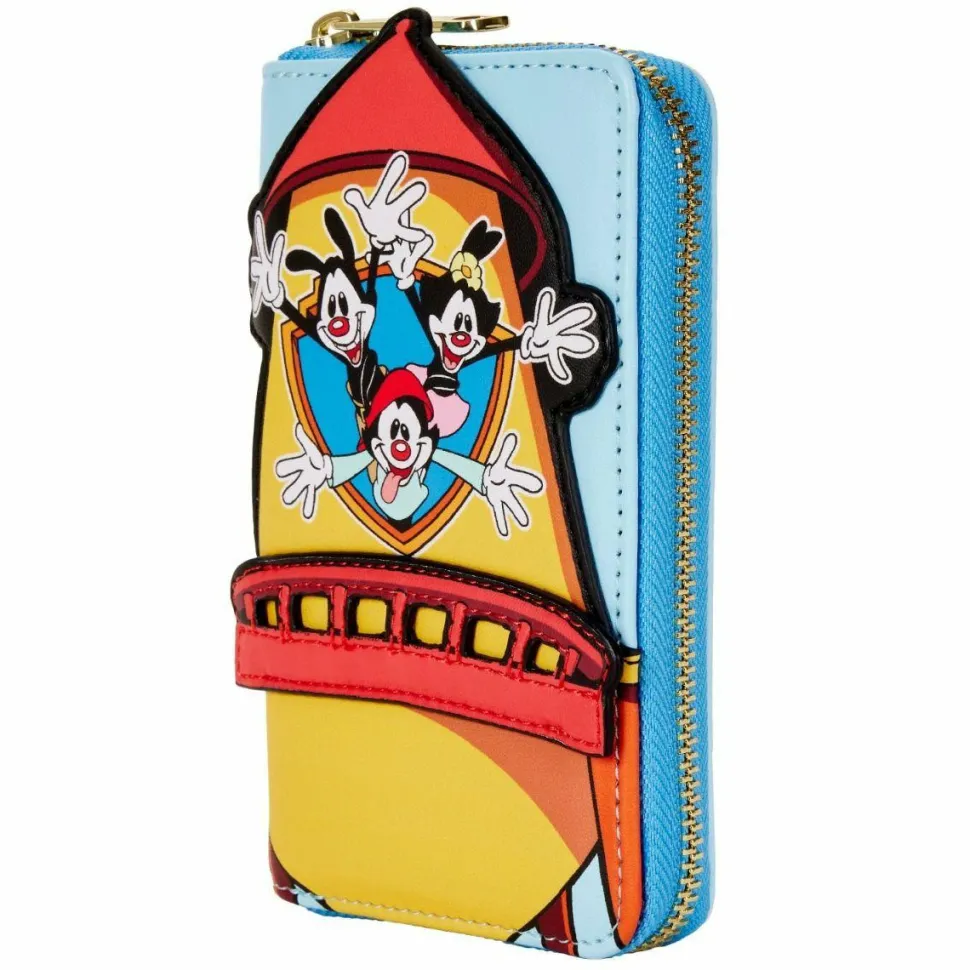 Animaniacs - WB Tower 4” Faux Leather Zip-Around Wallet