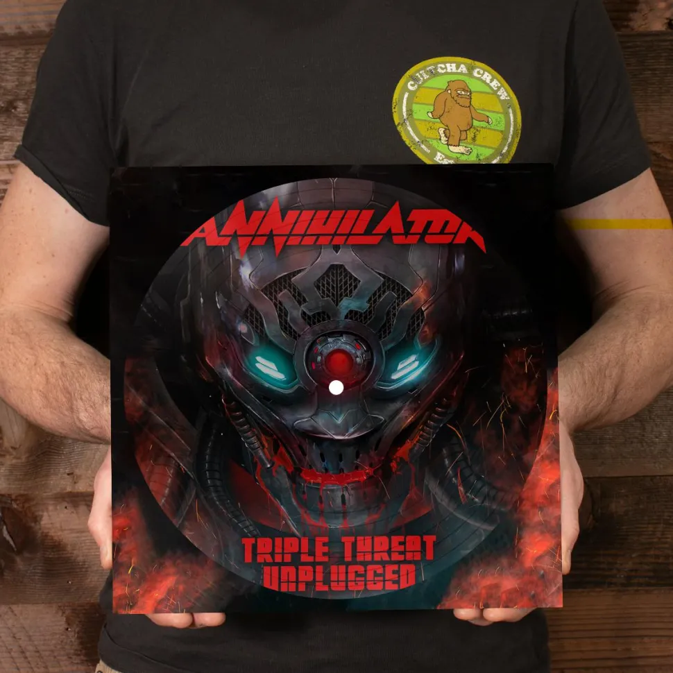 Annihilator - Triple Threat Unplugged LP Vinyl Record (2020 Record Store Day Exclusive Picture Disc)