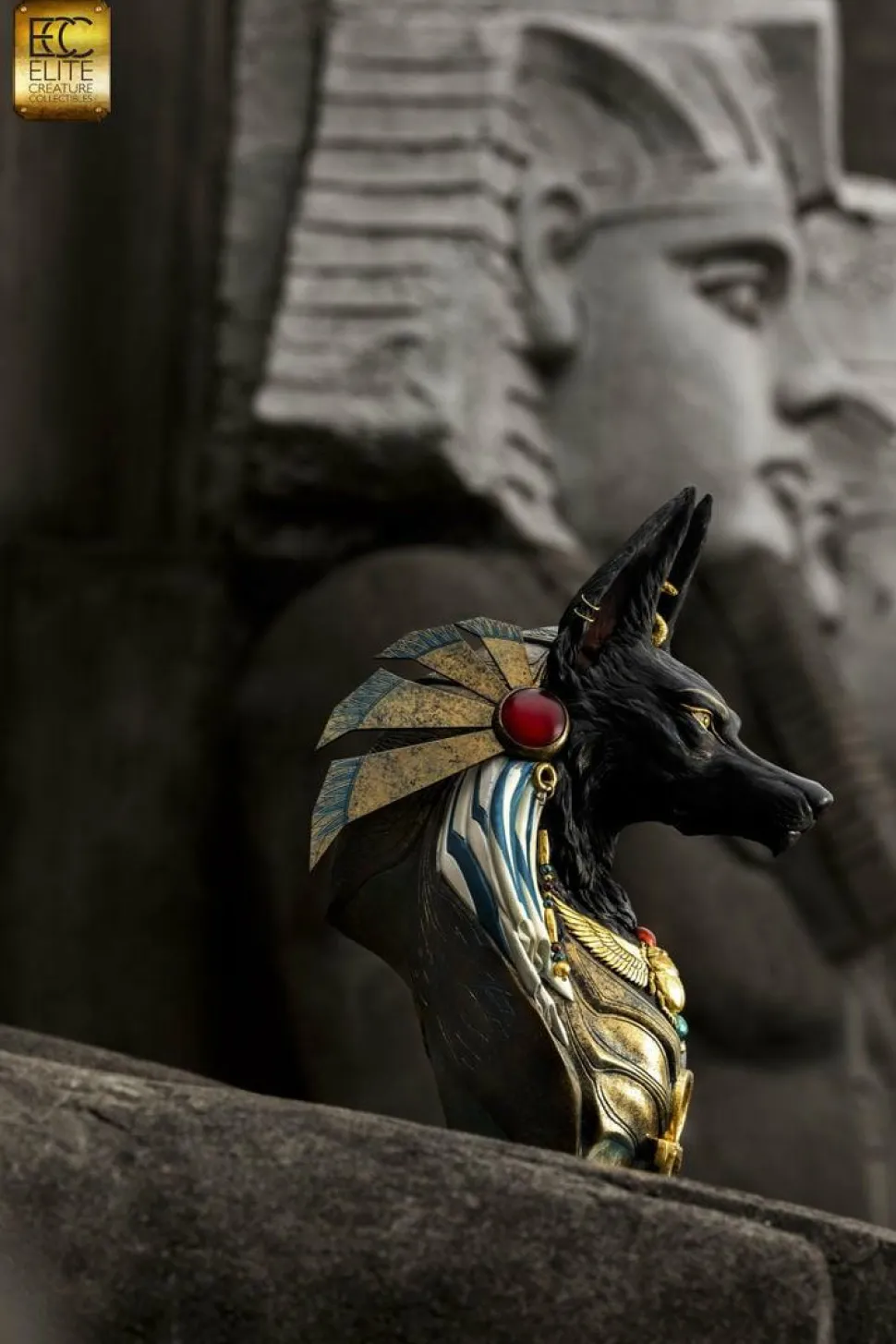 Anubis - 1:1 Scale Life Size Bust