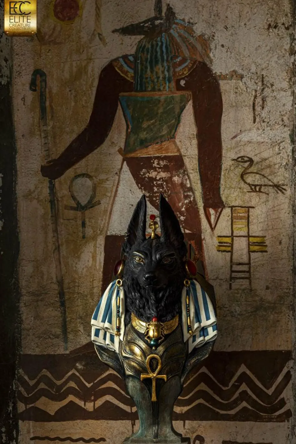 Anubis - 1:1 Scale Life Size Bust