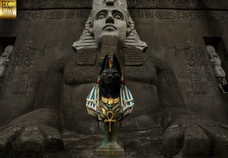 Anubis - 1:1 Scale Life Size Bust