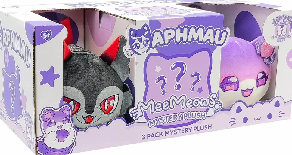 Aphmau - Aphmau & Friends MeeMeows Mystery 6" Plush 3-Pack