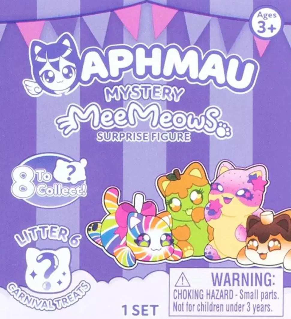 Aphmau - Mystery MeeMeows Surprise Figure Litter 6 Carnival Treats Blind Box Vinyl Figure (Display of 12)