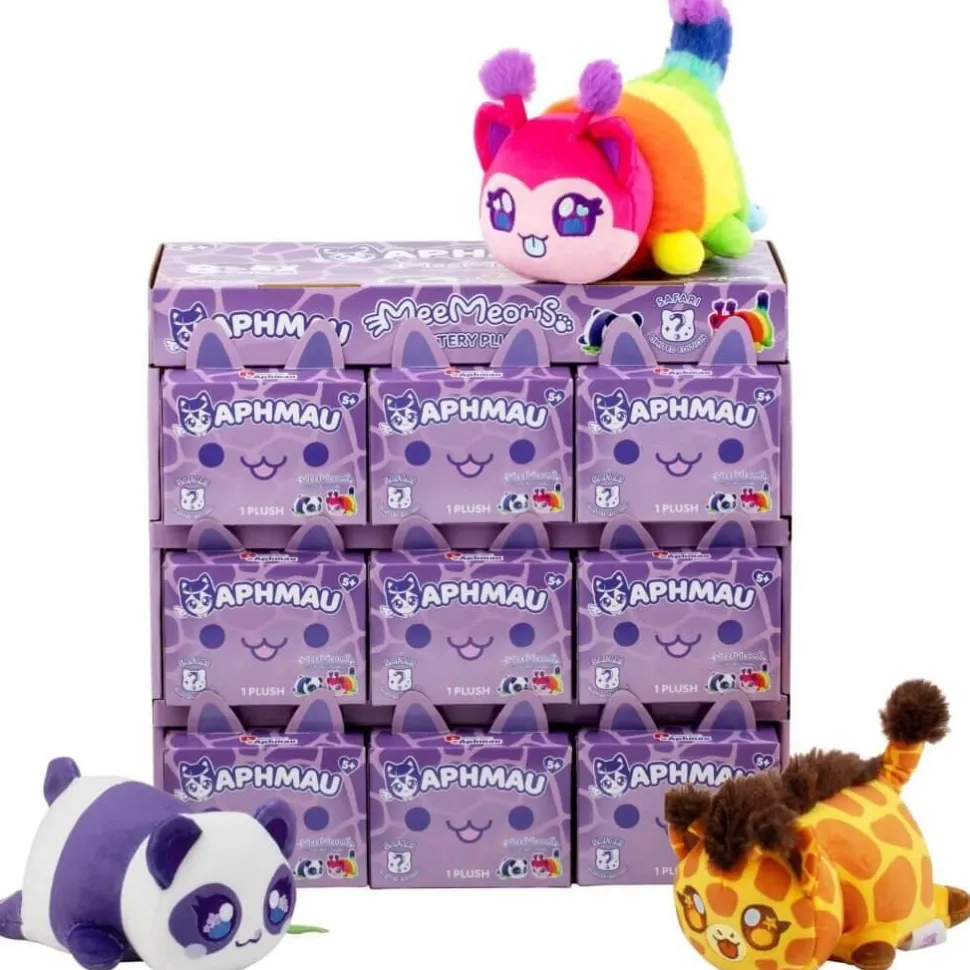 Aphmau - Mystery MeeMeows Safari Blind Box 6" Plush (Display of 9)