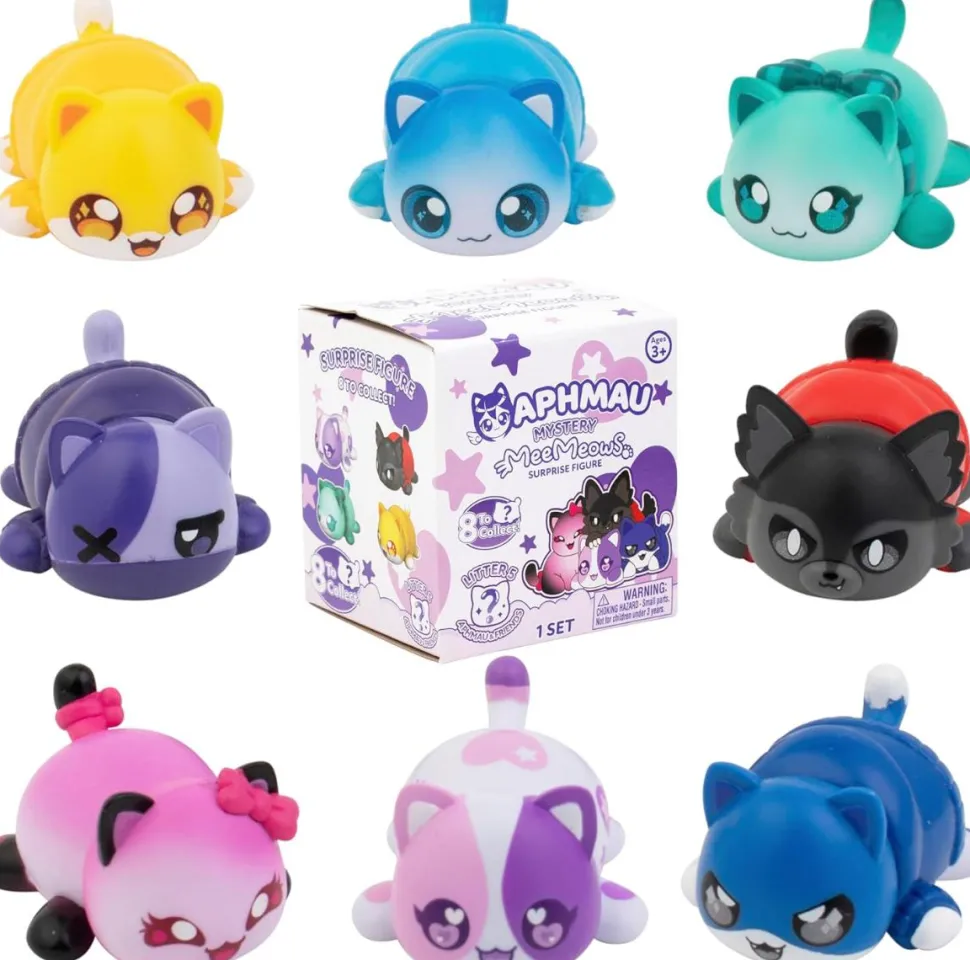 Aphmau - Mystery MeeMeows Surprise Figure Litter 5 Aphmau & Friends Blind Box Vinyl Figure (Display of 12)