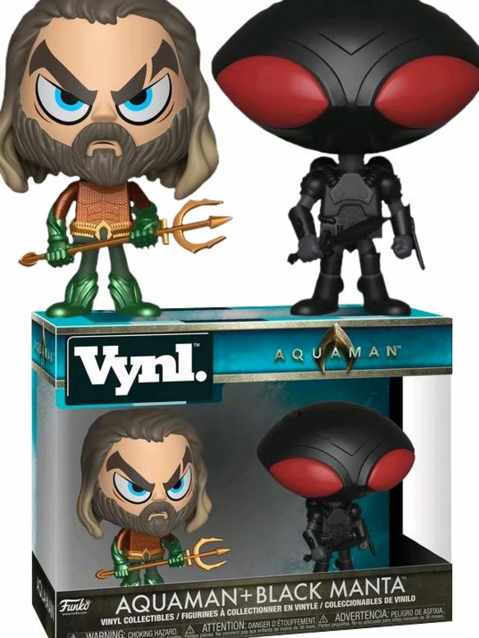 Aquaman (2018) - Aquaman & Black Manta Vynl. Vinyl Figure 2-Pack