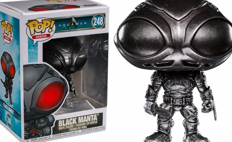 Aquaman (2018) - Black Manta Flat Black Pop! Vinyl Figure