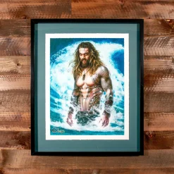 Aquaman (2018) - Permission to Come Aboard Fine Art Print by Olivia De Berardinis (Framed Art Print)