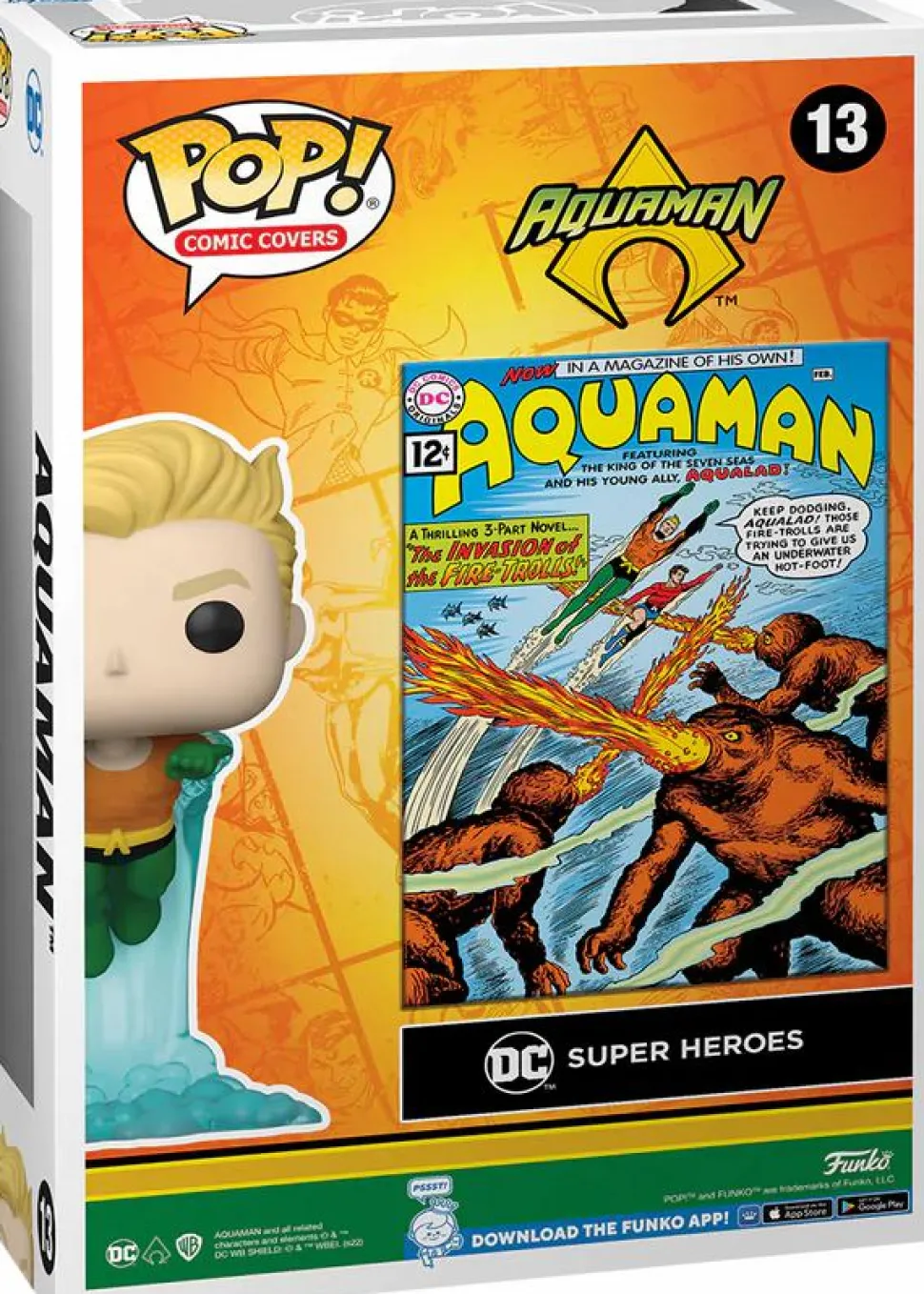 Aquaman - Aquaman #1 Pop! Comic Covers Vinyl Figure