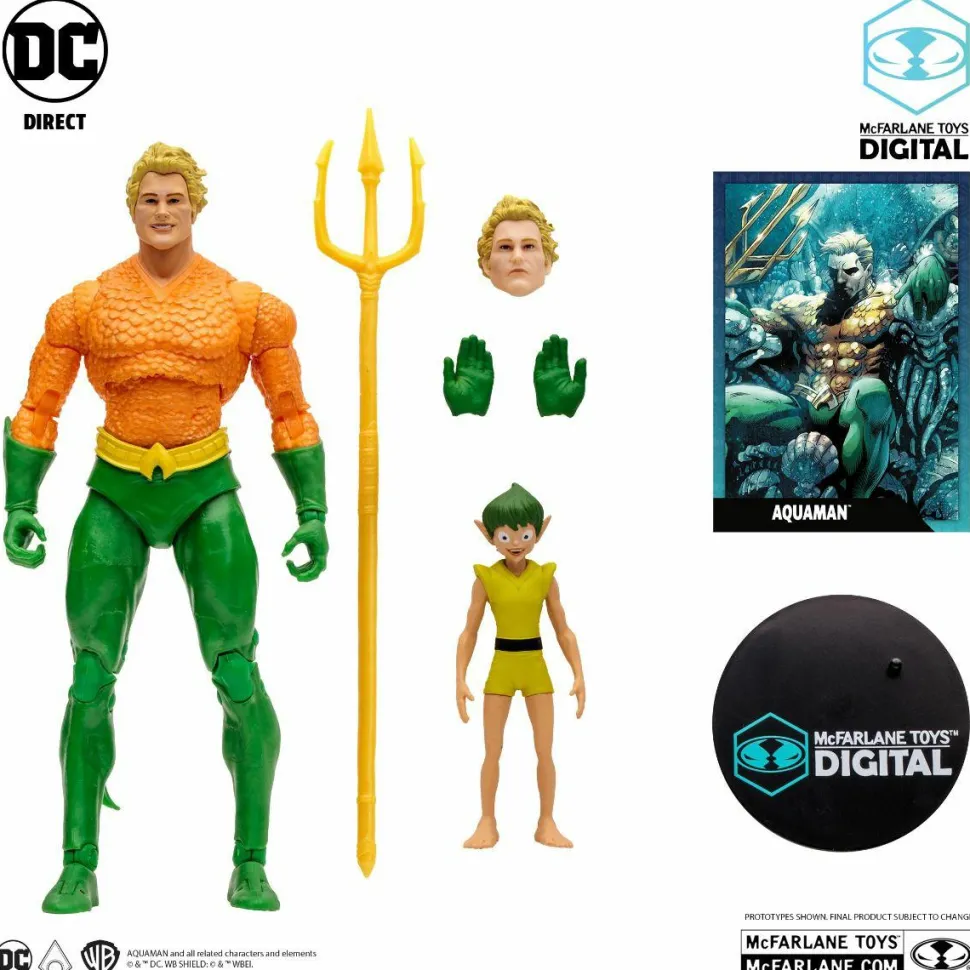 Aquaman - Aquaman (DC Classic) McFarlane Toys Digital 7" Scale Action Figure
