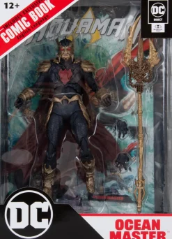 Aquaman - Ocean Master Page Punchers 7” Scale Action Figure with Comic Book