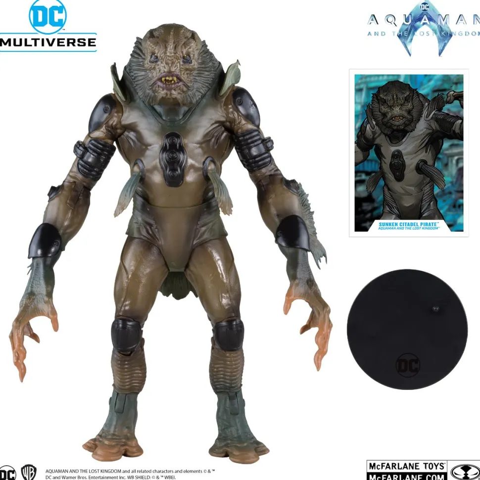 Aquaman and the Lost Kingdom - Sunken Citadel Pirate DC Multiverse Megafig 7" Scale Action Figure