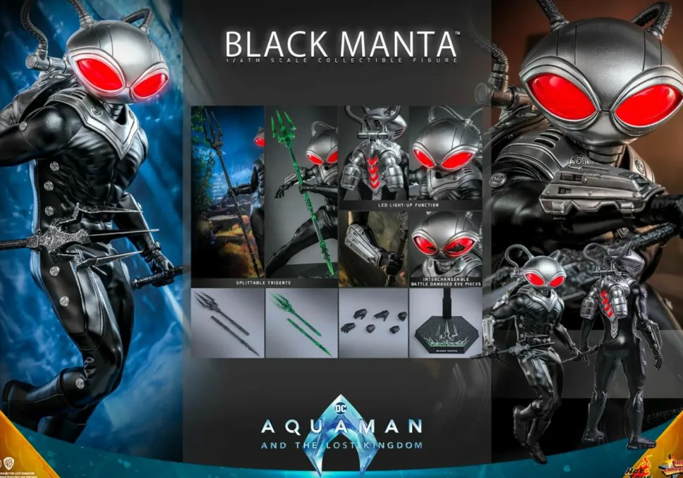 Aquaman and the Lost Kingdom - Black Manta 1/6th Scale Hot Toys Action Figure