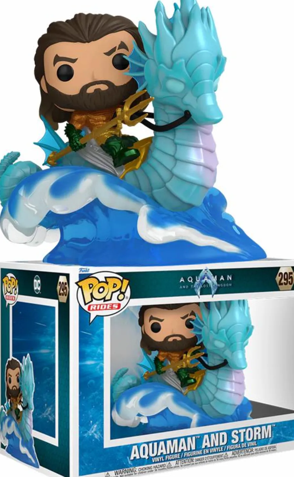 Aquaman and the Lost Kingdom - Aquaman on Storm Pop! Rides Vinyl Figure
