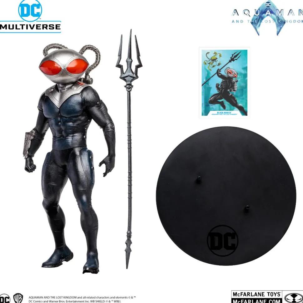 Aquaman and the Lost Kingdom - Black Manta DC Multiverse 12" PVC Statue