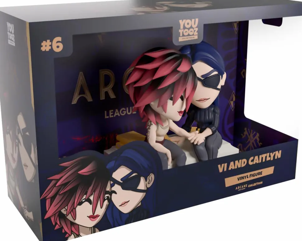 Arcane: League of Legends - Vi and Caitlyn 4.5" Vinyl Figure Diorama