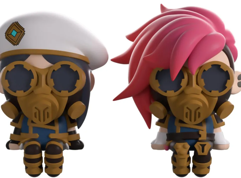 Arcane: League of Legends - Taskforce Caitlyn and Vi Monitor Buddiez 2.5" Vinyl Figure 2-Pack