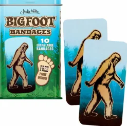 Archie McPhee - Bigfoot Bandages Tin