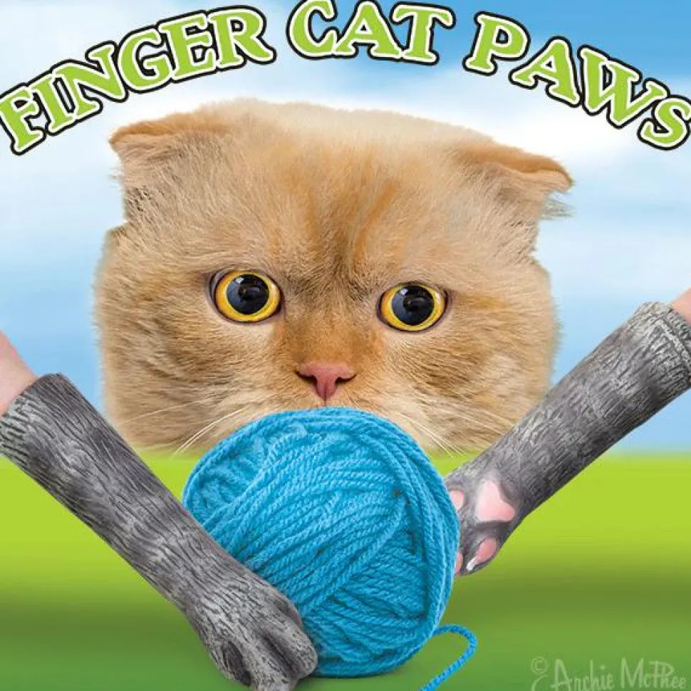 Archie McPhee - Cat Paw Finger Puppet (Single Unit)