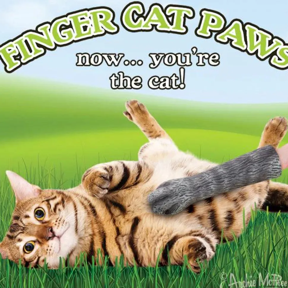 Archie McPhee - Cat Paw Finger Puppet (Single Unit)