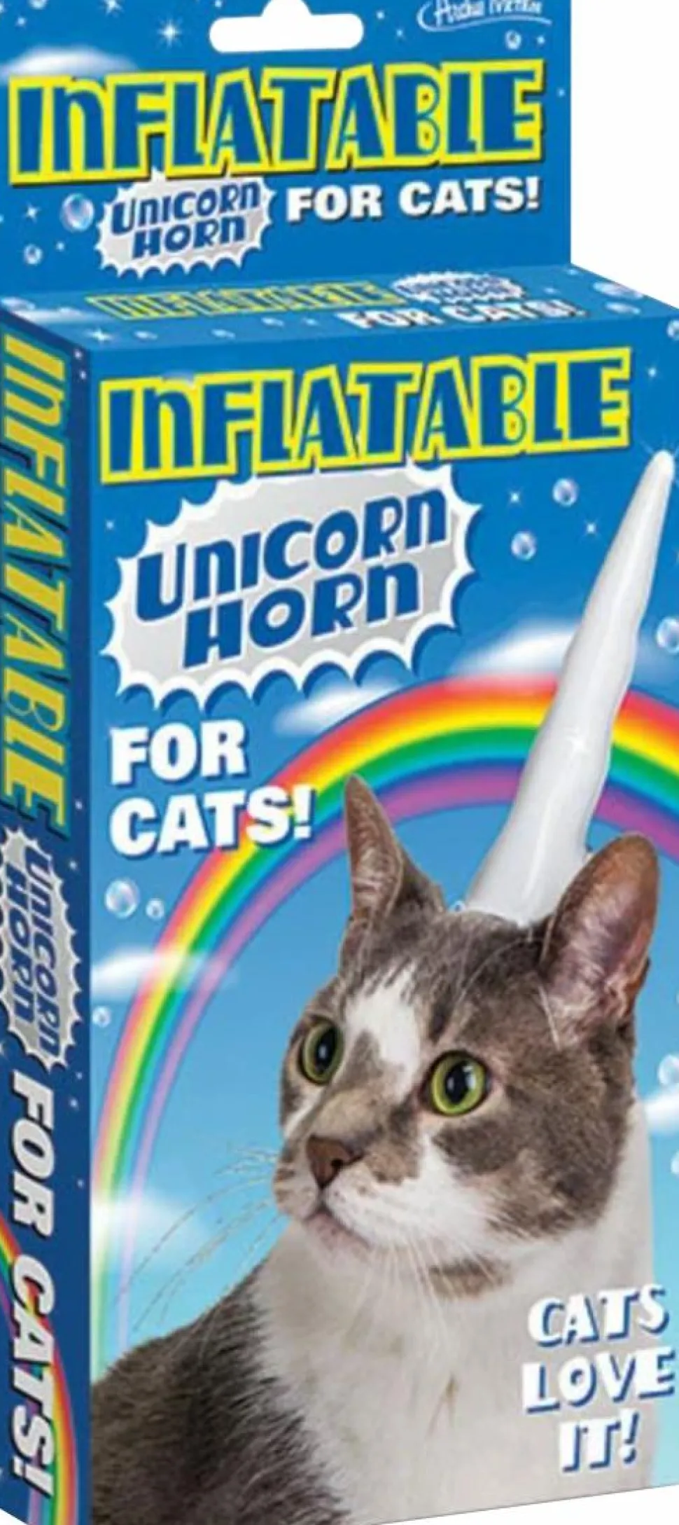 Archie McPhee - Inflatable Unicorn Horn For Cats