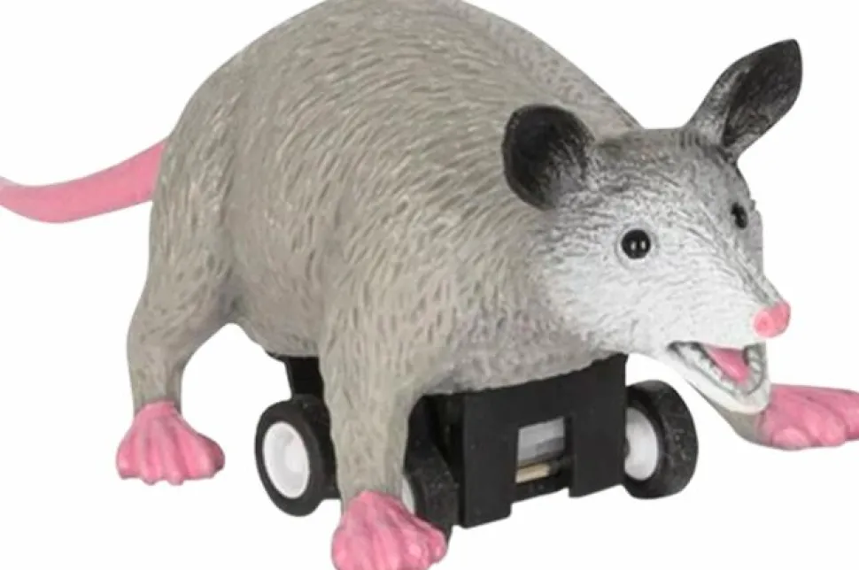 Archie McPhee - Racing Possum 3.75” Pull-Back Figure (Lucky Dip)