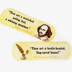 Archie McPhee - Shakespearean Insult Bandages 15-Pack