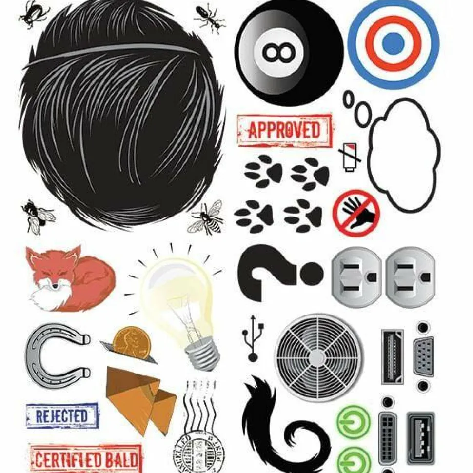 Archie McPhee - Tattoupees Temporary Tattoos