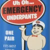 Archie McPhee - Uh Oh… Emergency Underpants (One Size)