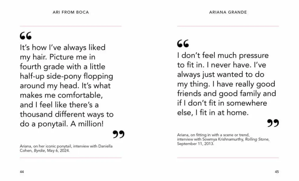 Ariana Grande - Yours Truly: The Little Guide to Ariana Grande Hardcover Book