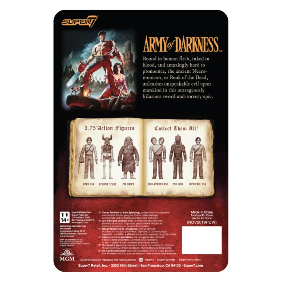 Army of Darkness - Hero Ash ReAction 3.75” Action Figure