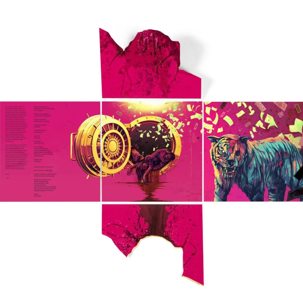 Army of the Dead - Original Motion Picture Score by Tom Holkenborg 2xLP Vinyl Record (Neon Pink and Neon Yellow Coloured Vinyl)