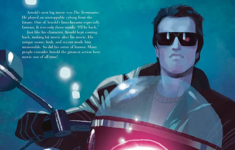 Arnold Schwarzenegger - A Little Golden Book Biography Hardcover Book