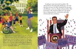 Arnold Schwarzenegger - A Little Golden Book Biography Hardcover Book