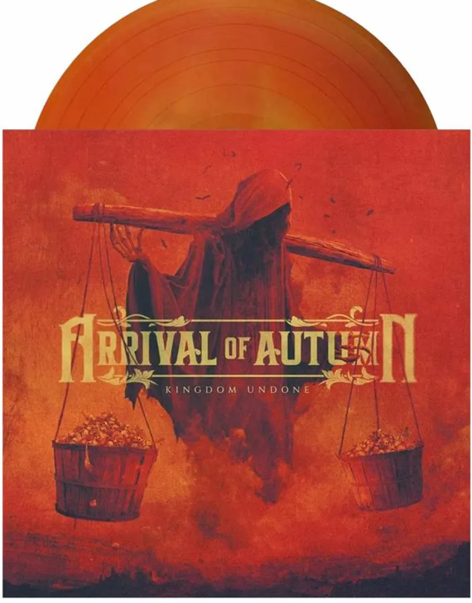 Arrival of Autumn - Kingdom Undone LP Vinyl Record (Orange Coloured Vinyl)