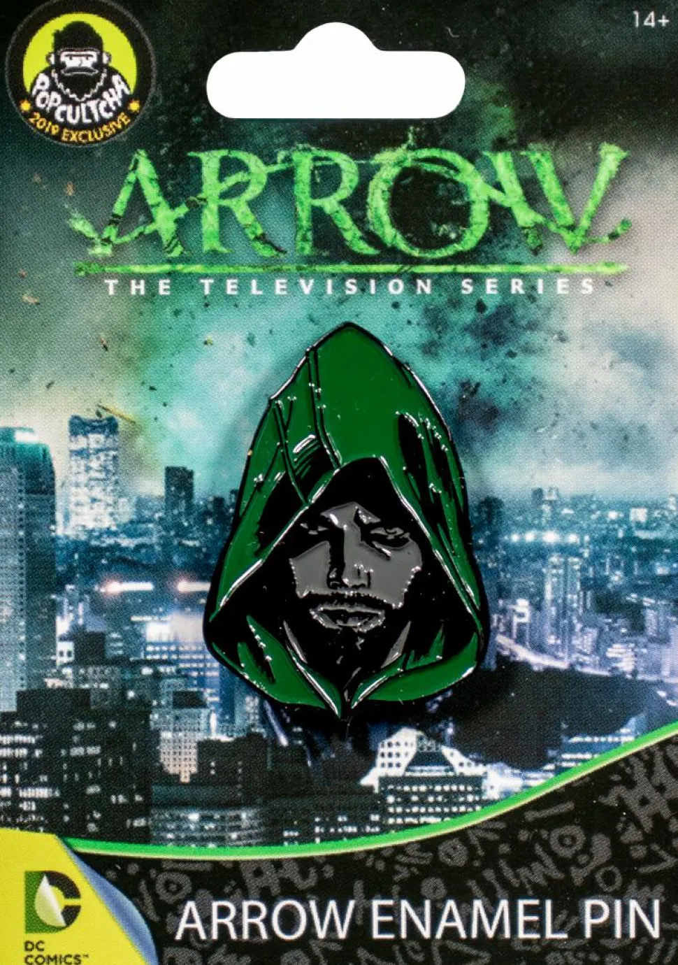 Arrow - Green Arrow Hood Enamel Pin (Popcultcha Exclusive)