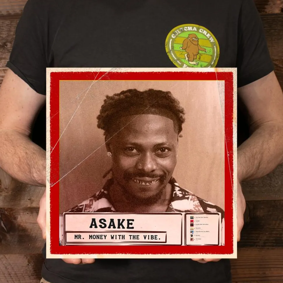 Asake - Mr. Money with the Vibe LP Vinyl Record (Bone with Red Splatter Coloured Vinyl)