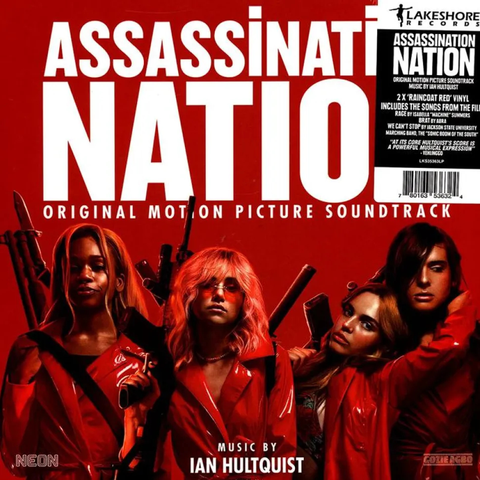 Assassination Nation - Original Motion Picture Soundtrack by Ian Hultquist 2xLP Vinyl Record (Raincoat Red Coloured Vinyl)