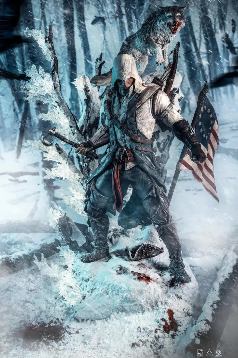 Assassin's Creed III - Connor Kenway Animus 1/4 Scale Statue