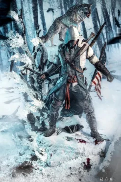 Assassin's Creed III - Connor Kenway Animus 1/4 Scale Statue