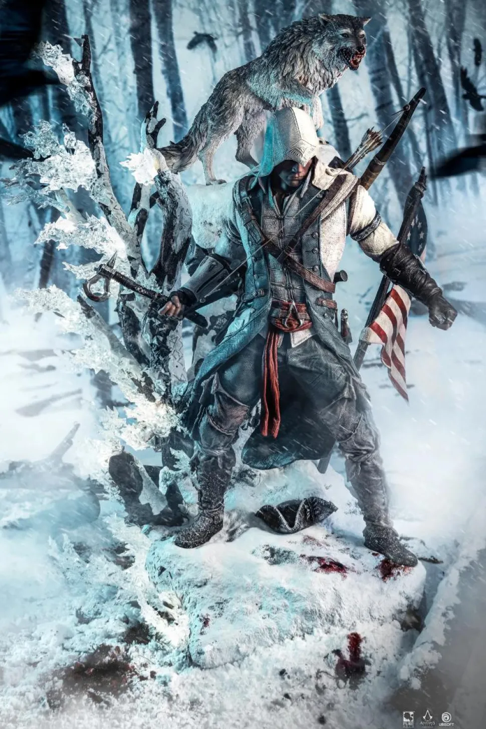 Assassin's Creed III - Connor Kenway Animus 1/4 Scale Statue