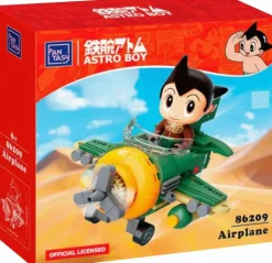 Astro Boy - Astro Boy in Airplane Building Block Construction Set (161 Pieces)