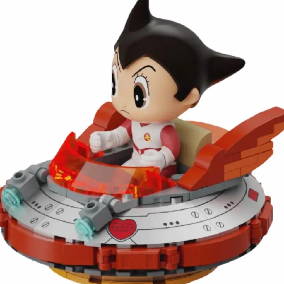 Astro Boy - Astro Boy in UFO Building Block Construction Set (125 Pieces)