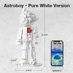 Astro Boy - Astro Boy Pure White Version Building Block Construction Set (1250 Pieces)