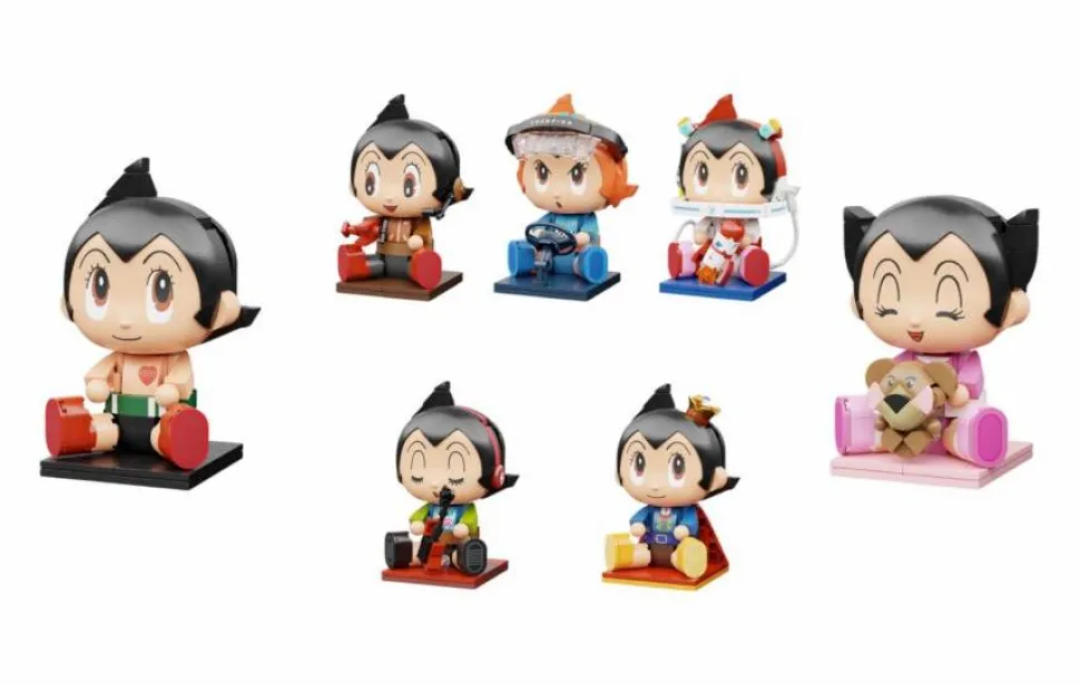Astro Boy - Sitting Baby Series 1 Blind Box Building Block Construction Set (Display of 6)