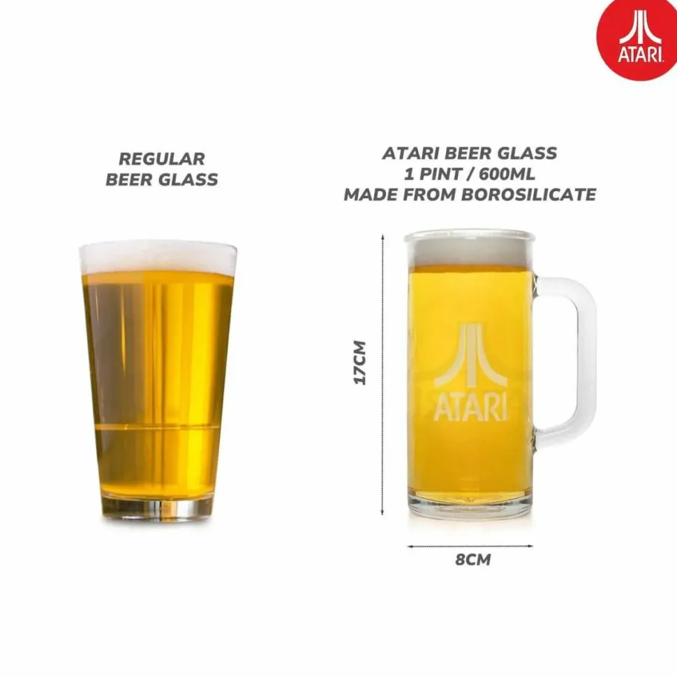 Atari - Atari Logo Beer Pint Glass